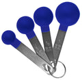 Reston Lloyd Measuring Cups Set of 4, Nesting Plastic Measuring Spoons with Easy to Read Markings - BPA Free, Kitchen Tool for Baking & Cooking, Indigo