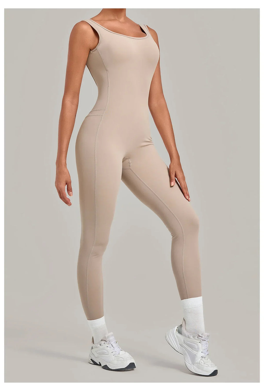 Summer Tight Yoga Jumpsuit Women Hollow Out Exposed Back Fitness Clothing Outwear Gym Running Workout Sports One Piece Suits