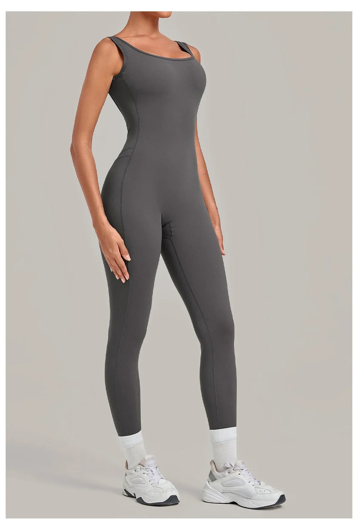 Summer Tight Yoga Jumpsuit Women Hollow Out Exposed Back Fitness Clothing Outwear Gym Running Workout Sports One Piece Suits