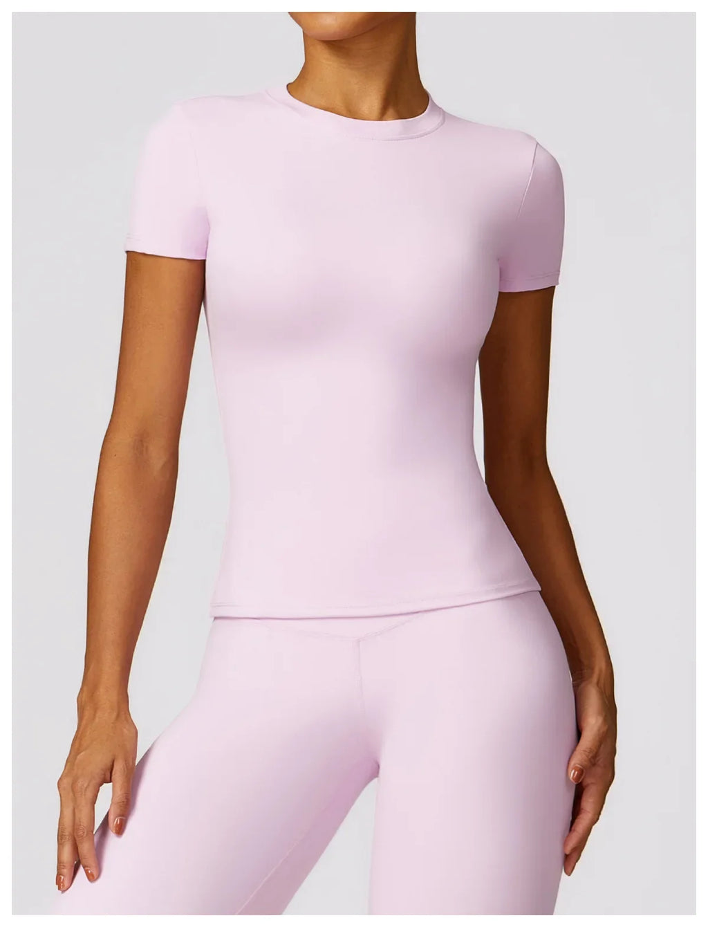 Yoga Shirts Women Summer Short Sleeve O Neck Sports Top Running Tee Quick Dry Pink Black Gym Fitness Workout T-Shirts Sportswear