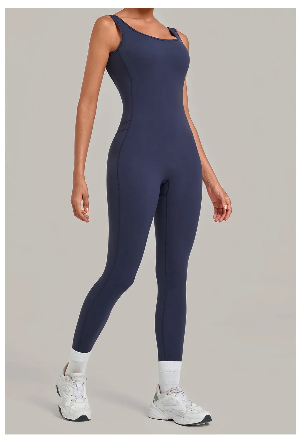 Summer Tight Yoga Jumpsuit Women Hollow Out Exposed Back Fitness Clothing Outwear Gym Running Workout Sports One Piece Suits